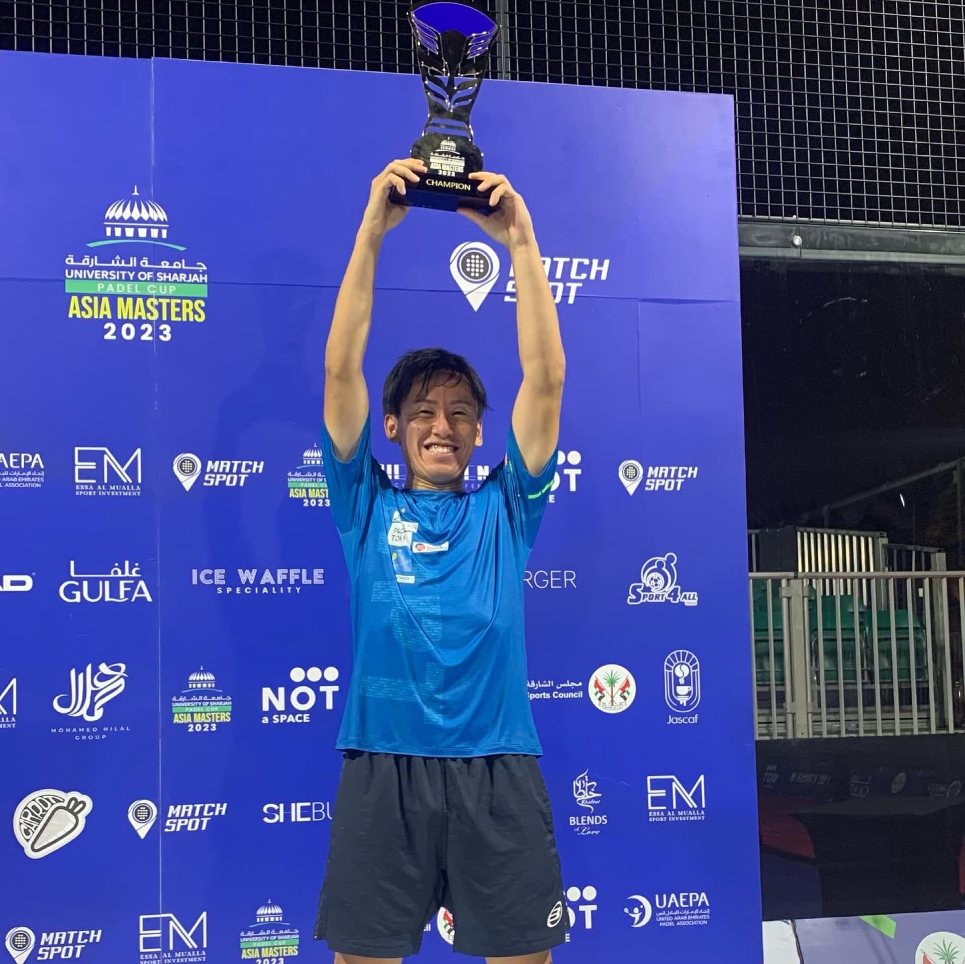 University of Sharjah Padel Cup Asia Masters 優勝